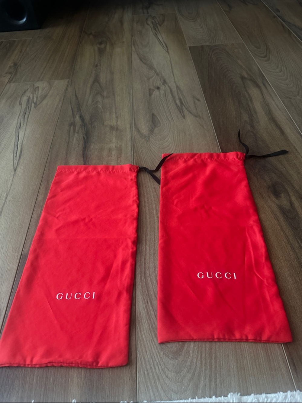 Gucci Red Dust Bags